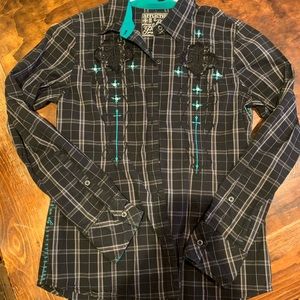 Affliction Button Down Shirt
